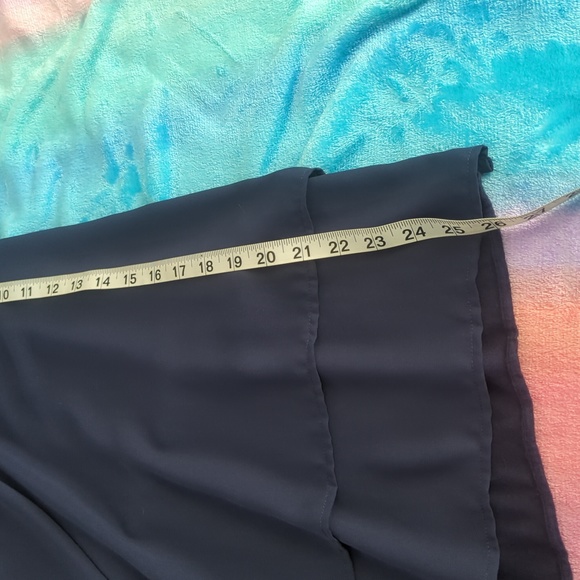 Michael Michael Kors Layered Look Tank Navy Blue twofer - Picture 10 of 10